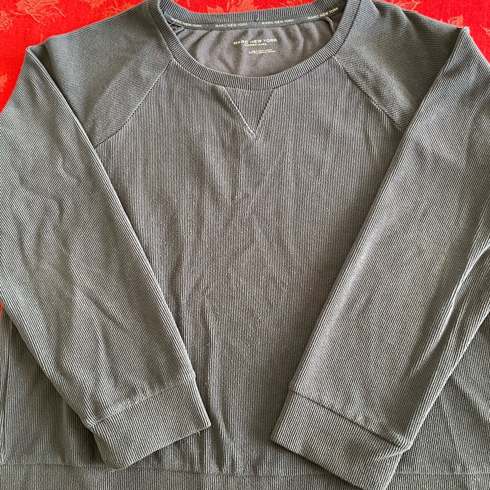 Marc New York Women's Gray Crewneck Sweater